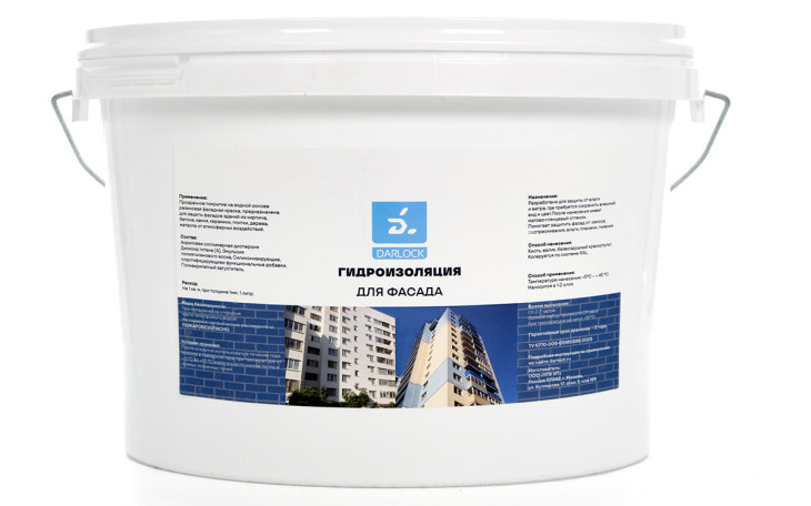 DARLOCK Реставрация фасада - гидроизоляция стен из кирпича и бетона